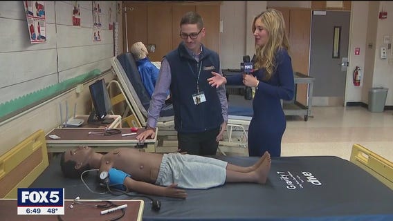 Long Island high school brings medicine to life with AI-powered patient robots