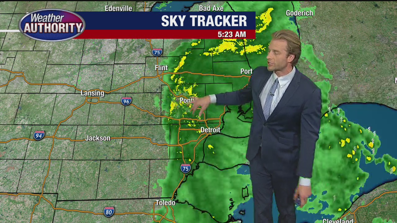 Morning rain will fade