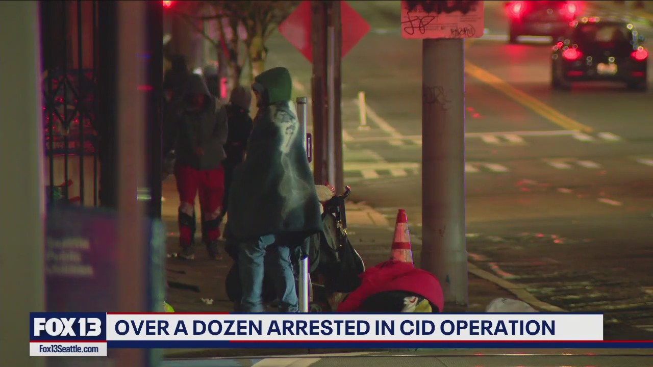 Over a dozen arrested in Chinatown-International District operation