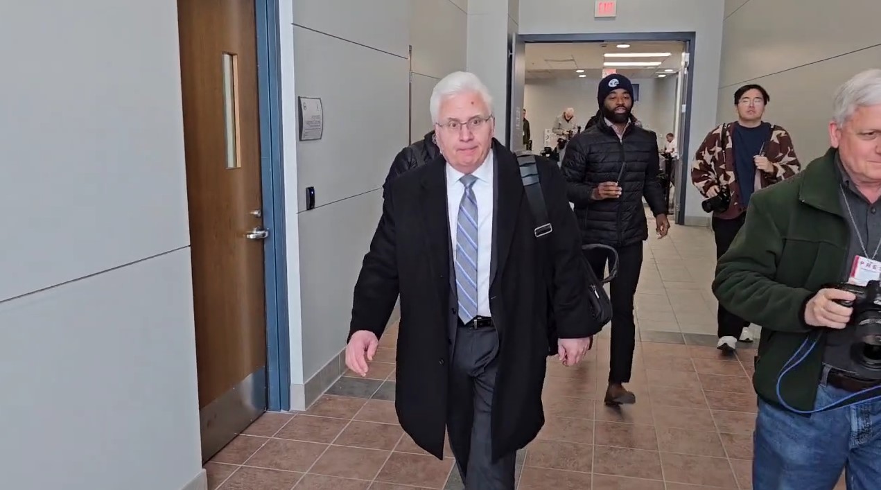 Sherrone Moore attorney enters courthouse