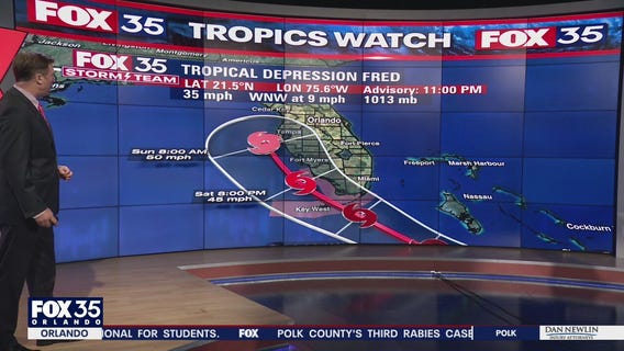 Tracking the Tropics: Fred expected to gain strength over Florida Straits