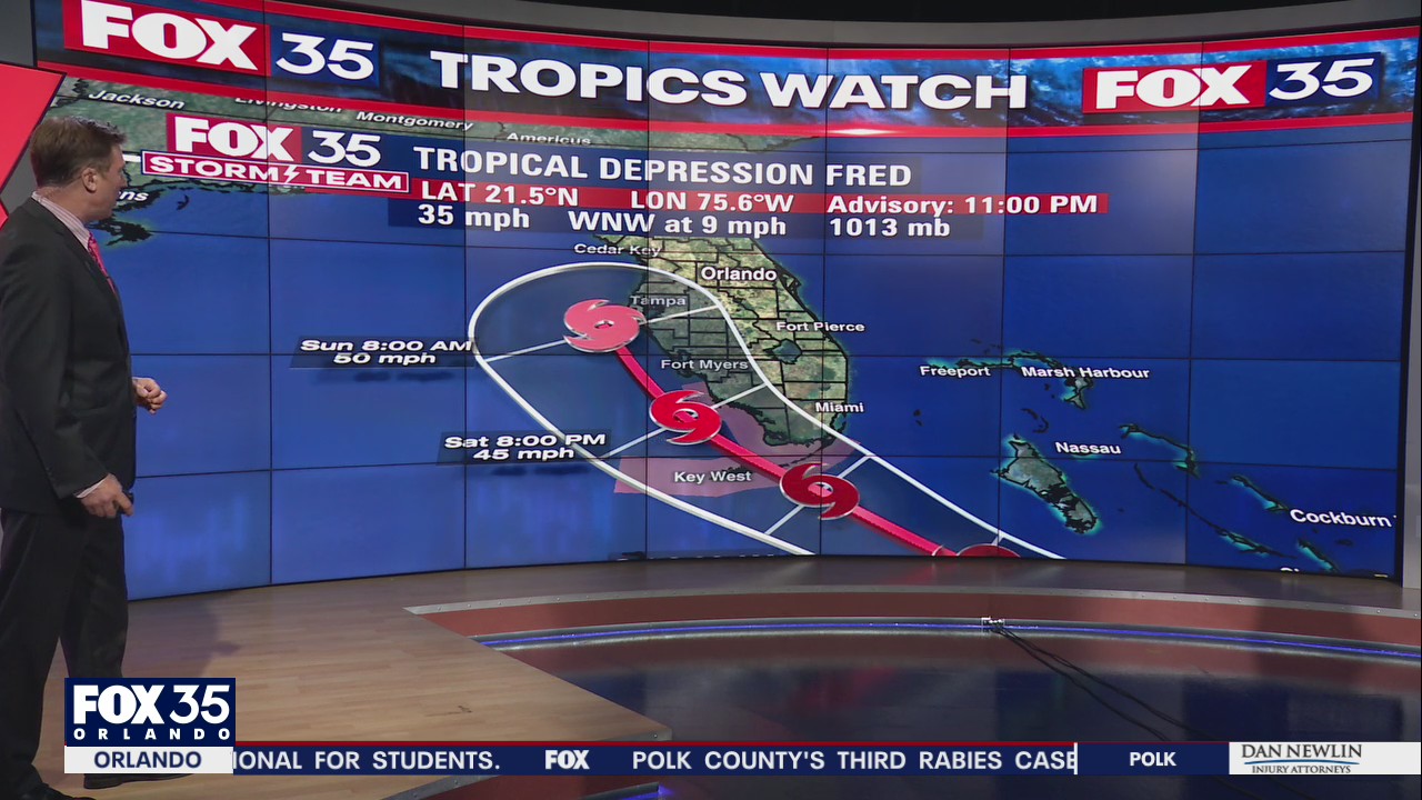 Tracking the Tropics: Fred expected to gain strength over Florida Straits