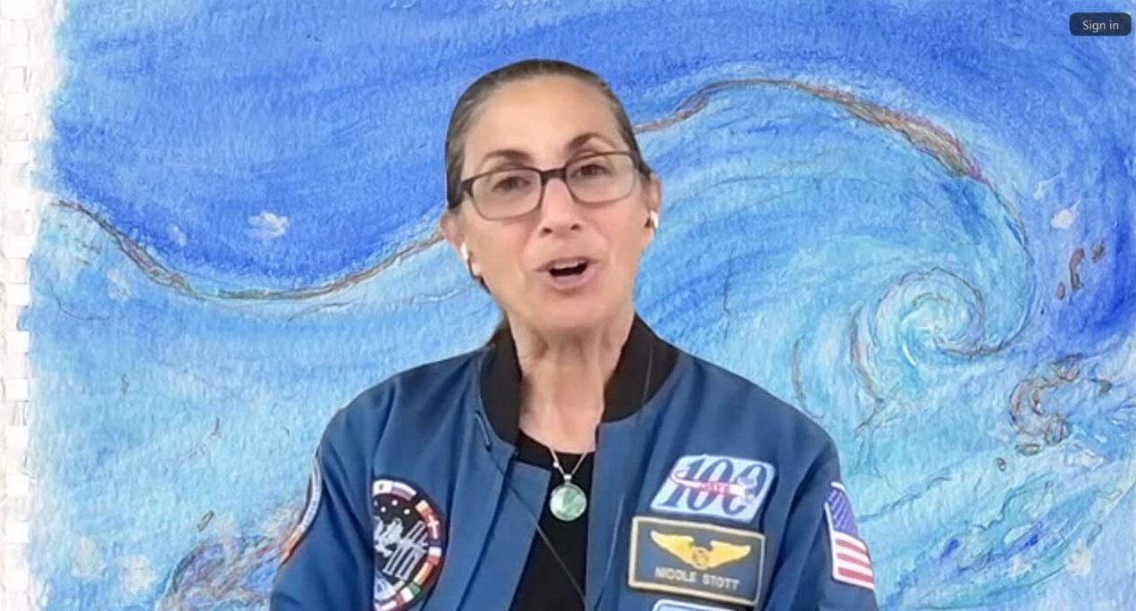 Astronaut Nicole Stott talks about experiencing Earth under water