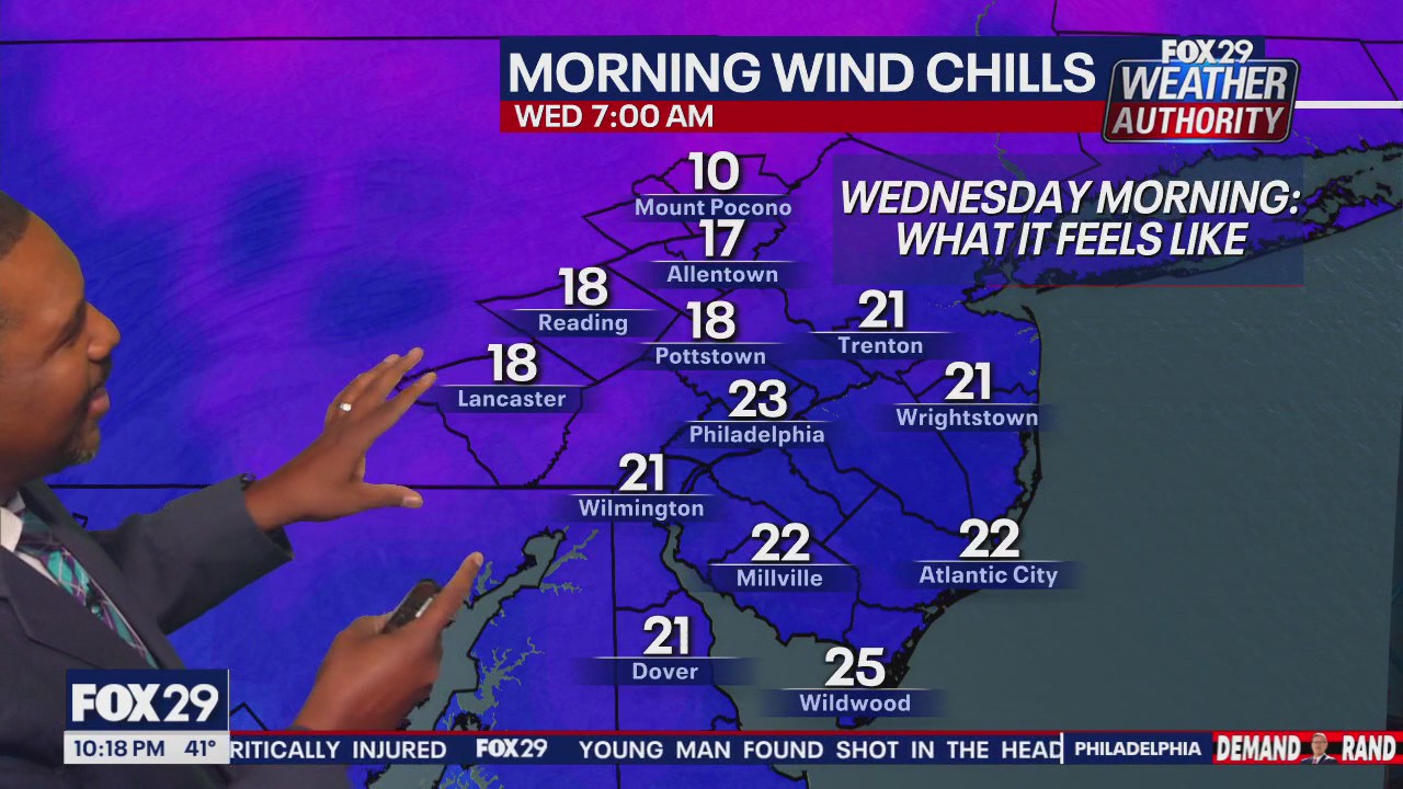 Weather Authority: 10 p.m. Tuesday forecast