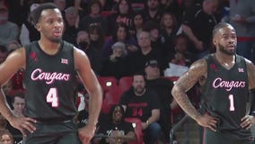 Closer look at UH Jamal Shead, A&M Wade Taylor IV