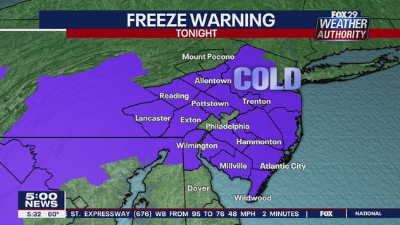 Weather Authority: 5 p.m. Thursday forecast