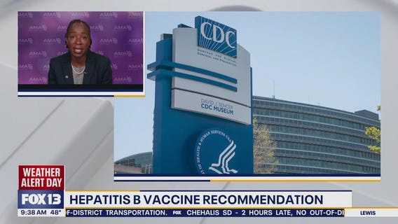 Hepatitis B vaccine recommendation