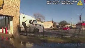 Videos show man fatally struck by semi while running from Chicago police