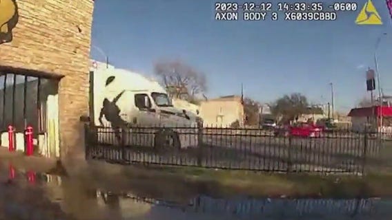 Videos show man fatally struck by semi while running from Chicago police