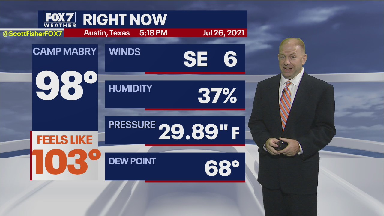 Evening weather forecast for July 26, 2021