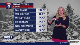 MN weather: Spring snowstorm update [5 a.m. Monday]