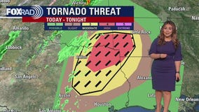 Possible showers as severe weather approaches Friday afternoon