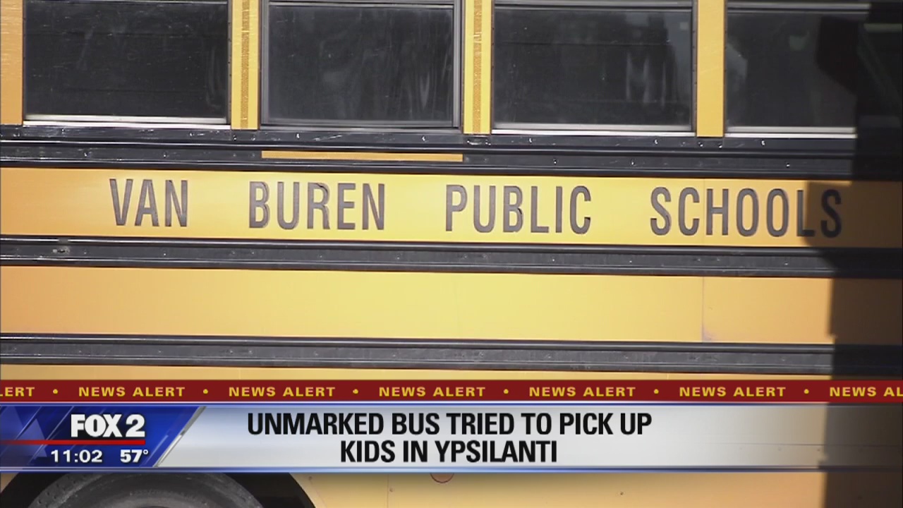 Driver in unmarked bus tried to pick up students in Ypsilanti Township, police say