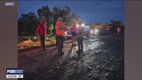 2 hikers rescued after flash flood near Clear Creek