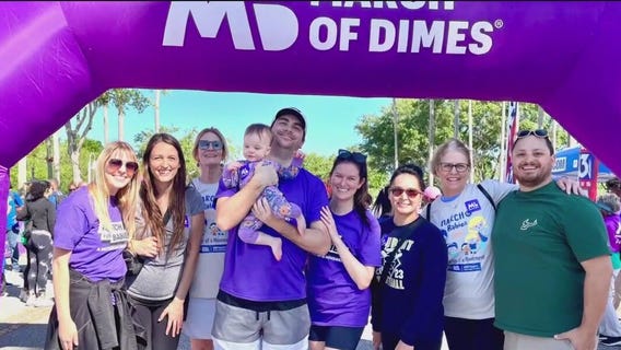 Tampa family joins March of Dimes for Babies walk
