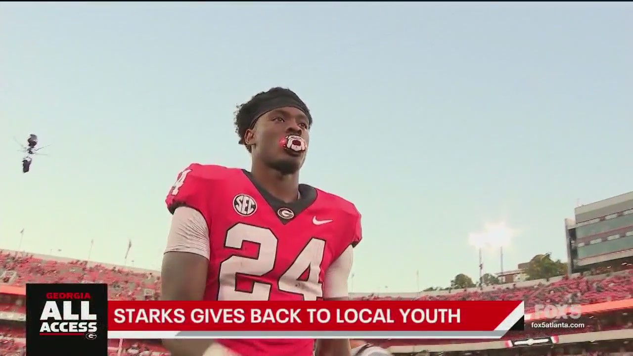 Georgia's Starks gives back to local youth