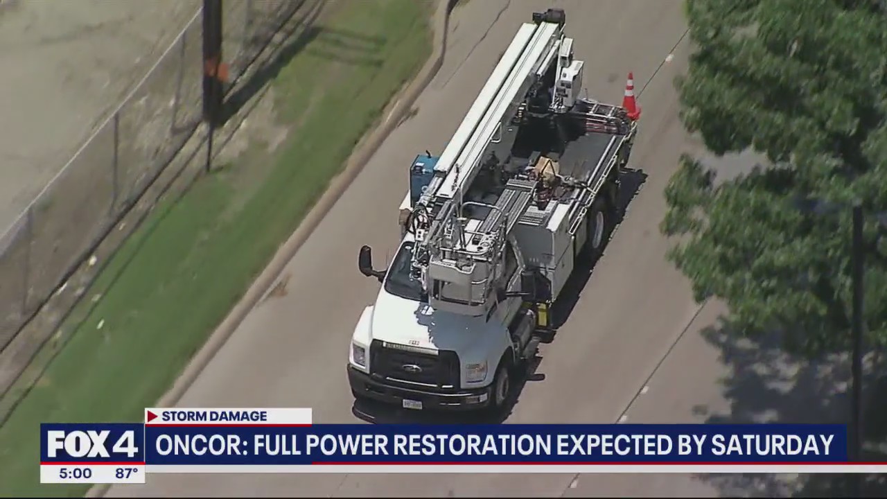 Oncor: Full power restoration expected by Saturday