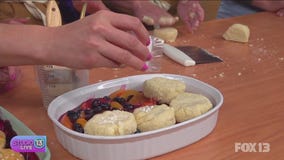 Emerald Eats: Making summer fruit cobbler with The Pastry Project