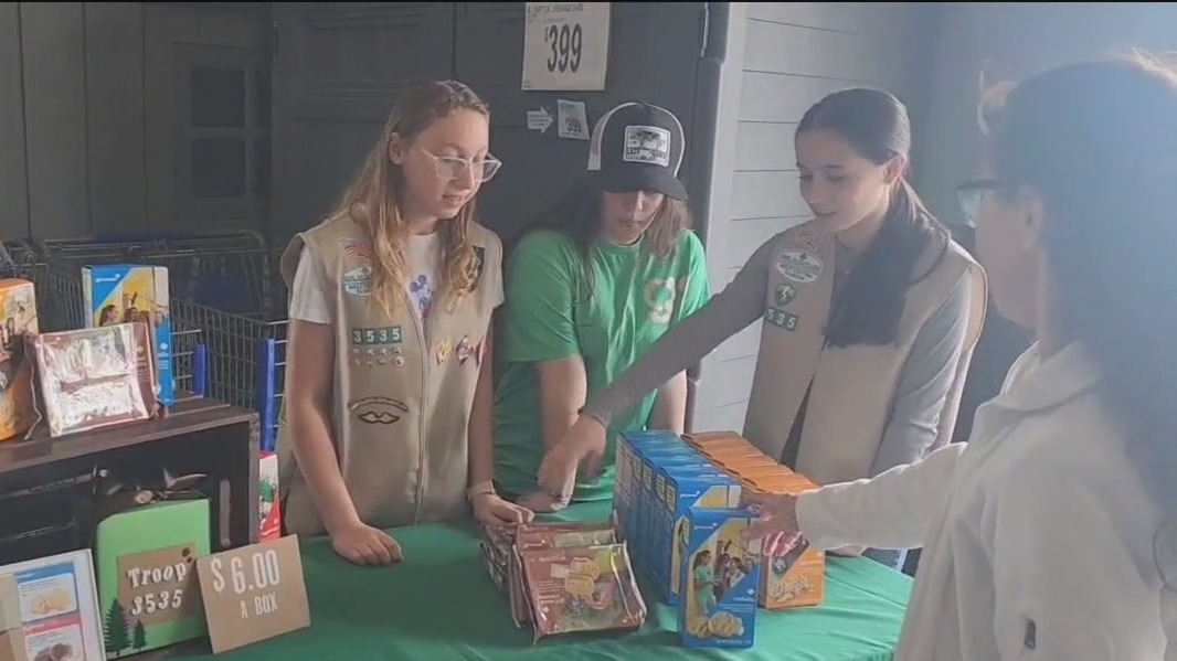 Girl Scout program sending cookies to U.S. troops