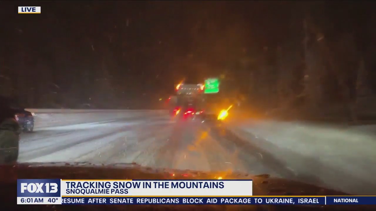 Tracking driving conditions on Snoqualmie Pass