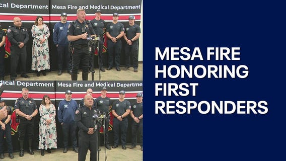 First responders who saved driver from car honored