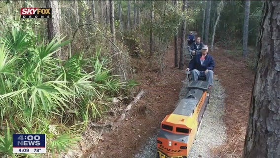 Model trains that you can ride