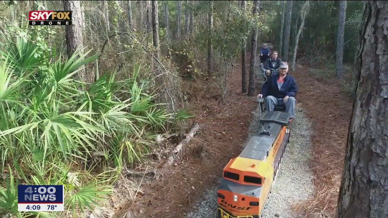 Model trains that you can ride