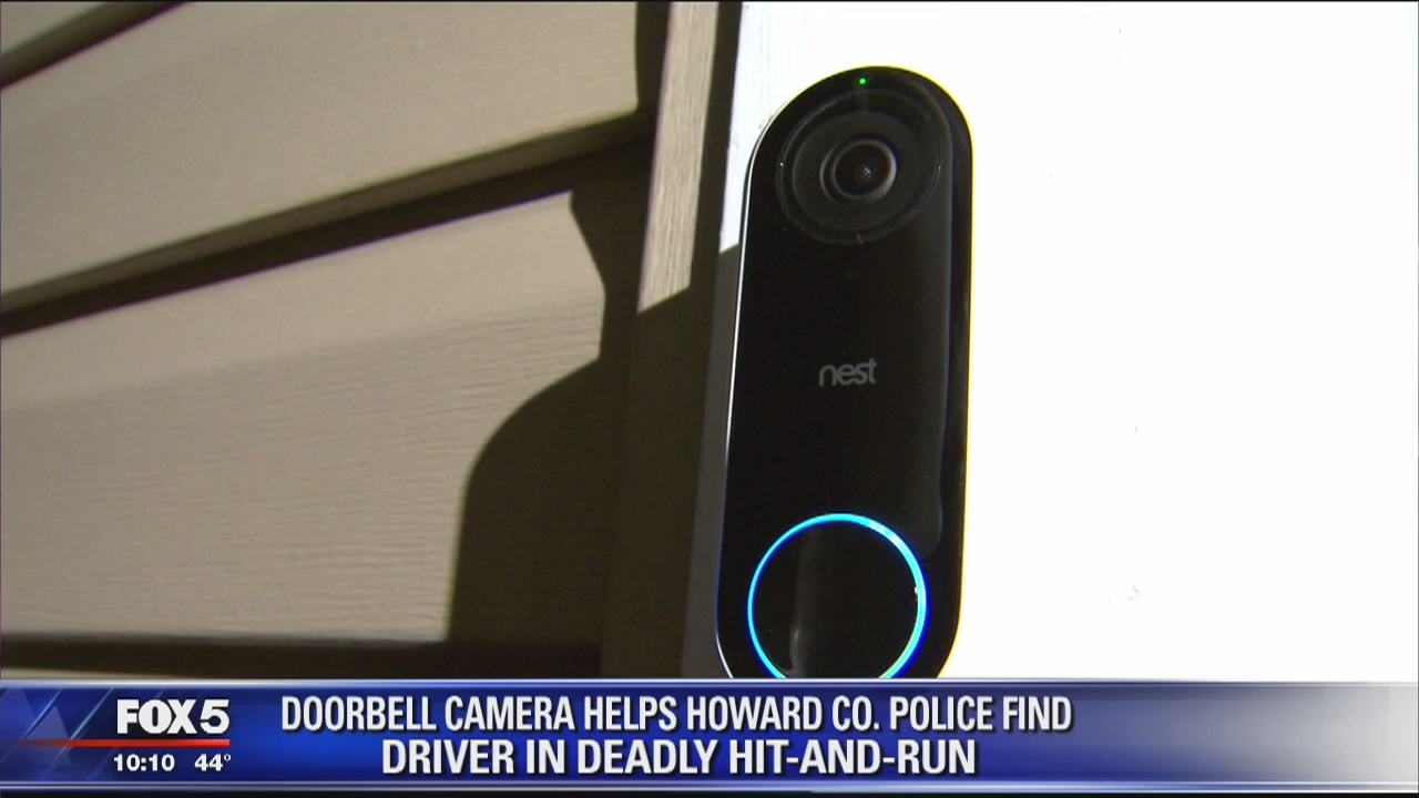 Doorbell camera helps Howard County police find driver in deadly hit-and-run