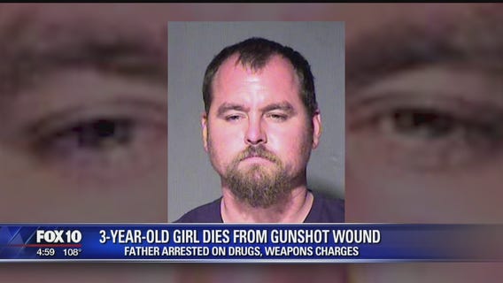 3-year-old girl dies following Chandler shooting, father arrested