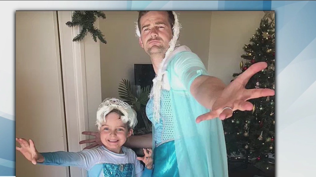Dad's message to those critical of son's Frozen costume: 'Let it Go'!