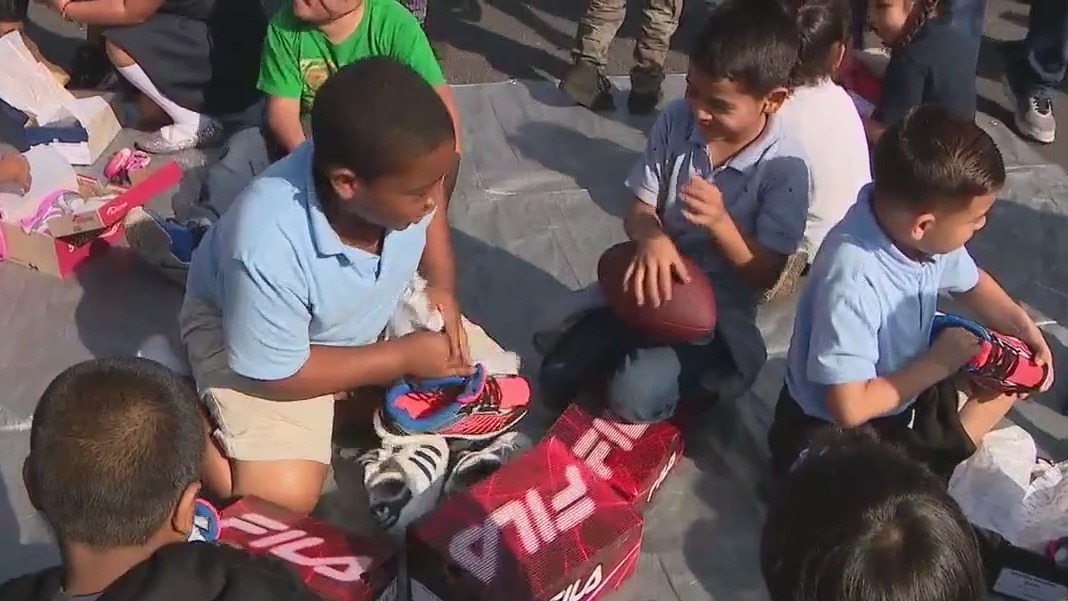 Free shoes for San Bernardino HS students