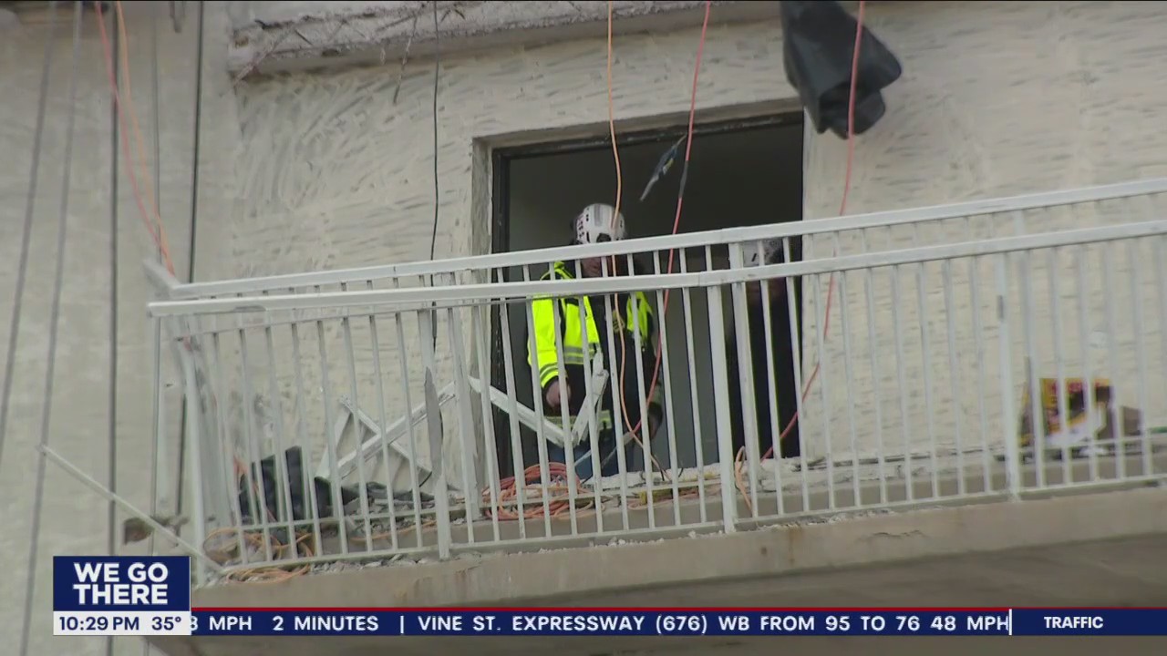 Philadelphia worker dead after being trapped under concrete balcony in Sea Isle City