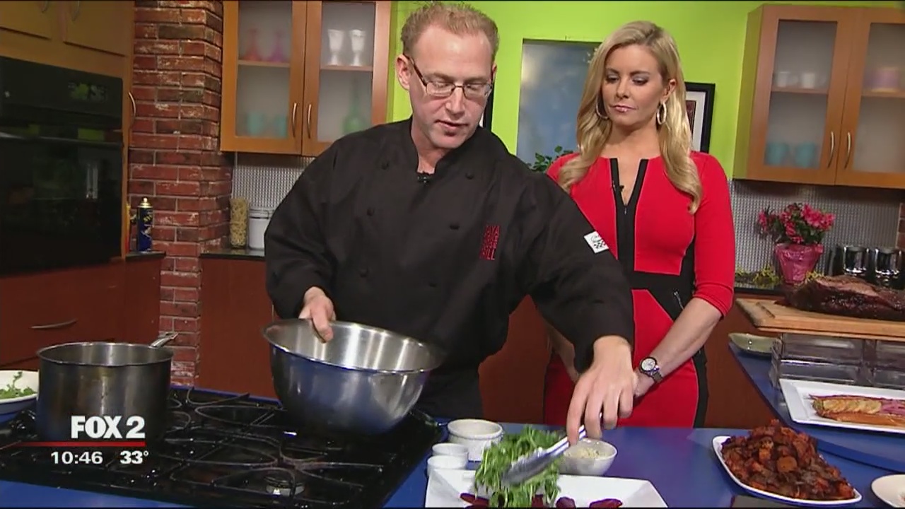 Roasted beet salad from CAYA Smokehouse