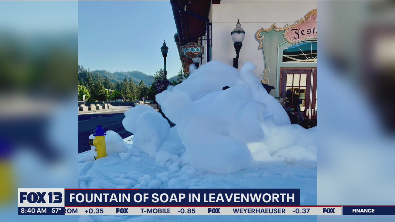 Fountain of soap in Leavenworth