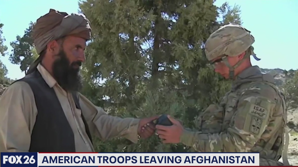 Troops leaving Afghanistan