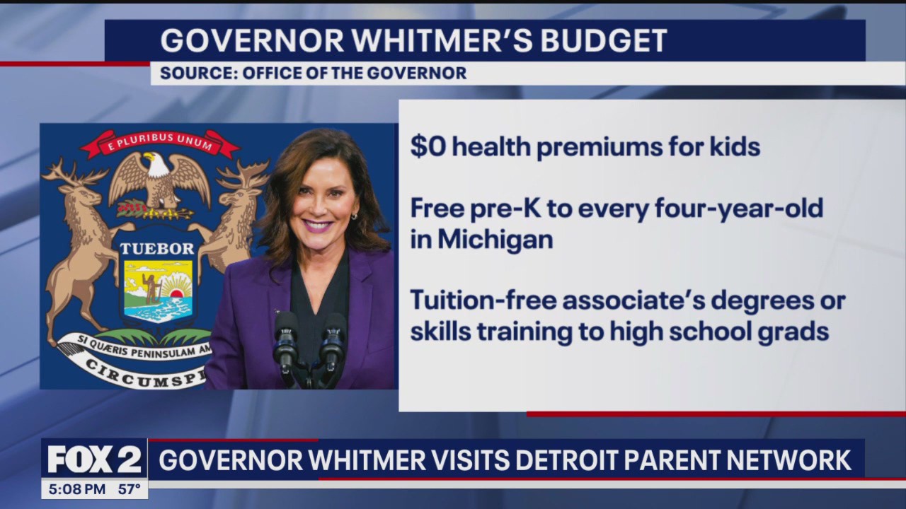 Gov. Whitmer visits Detroit Parent Network