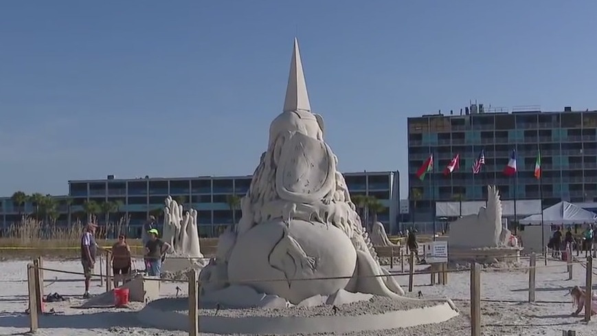Sanding Ovations brings sand castles to life