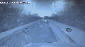 Close call involving school bus caught on camera