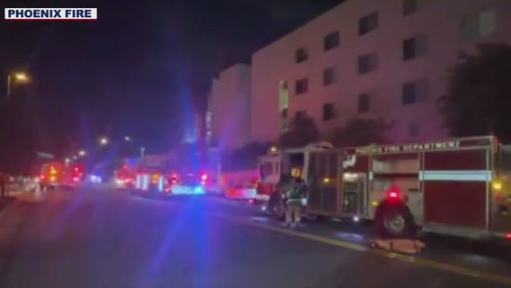 Fire forces Phoenix residents out of apartments
