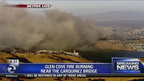 Glen Cove fire in Vallejo