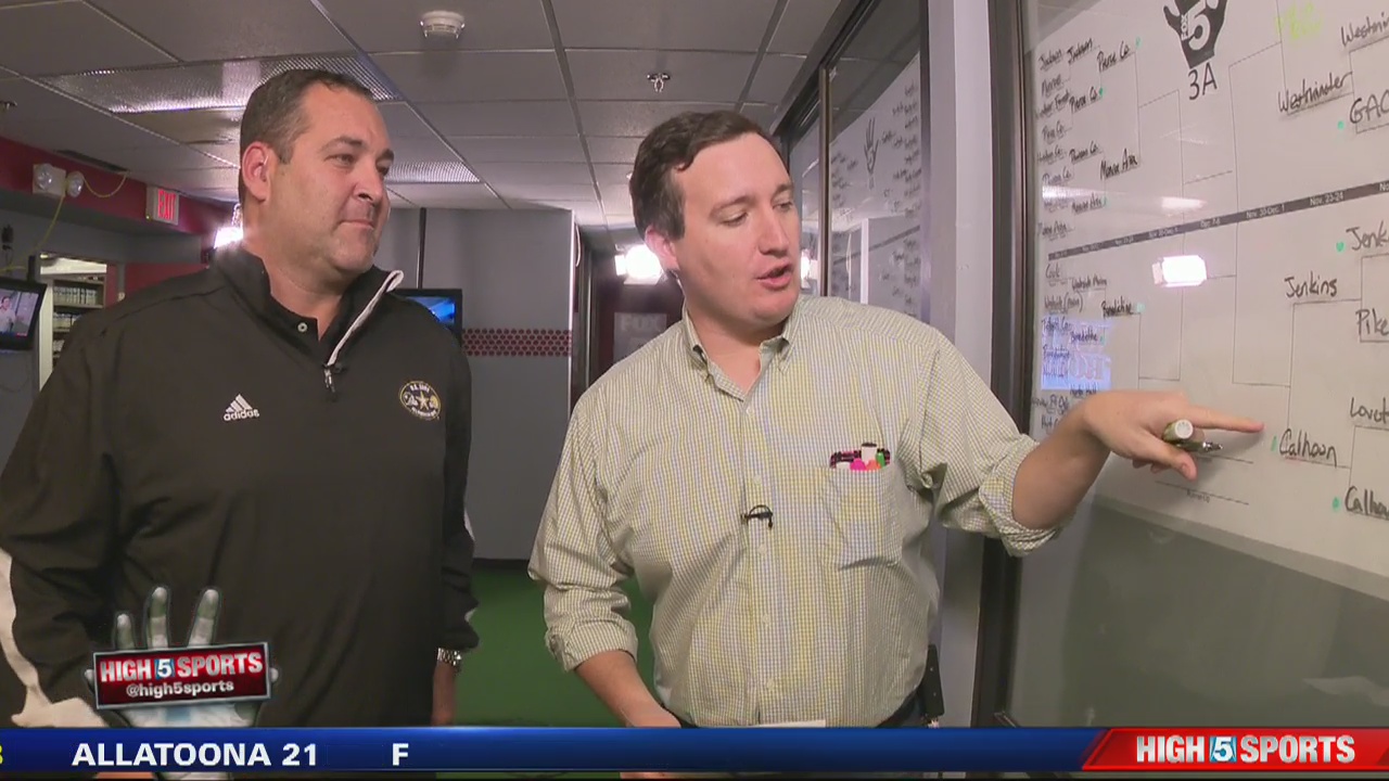 Semi-finals matchups 3A bracket