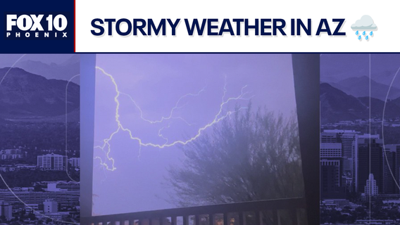 More monsoon weather in the Phoenix area
