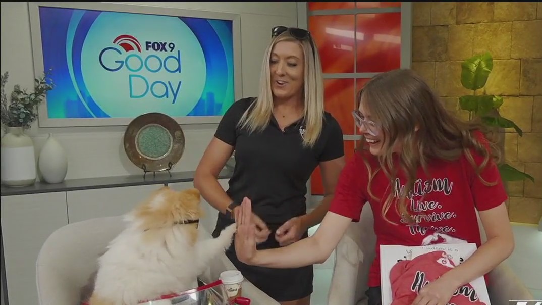 Dog influencer Koda promotes Autism event