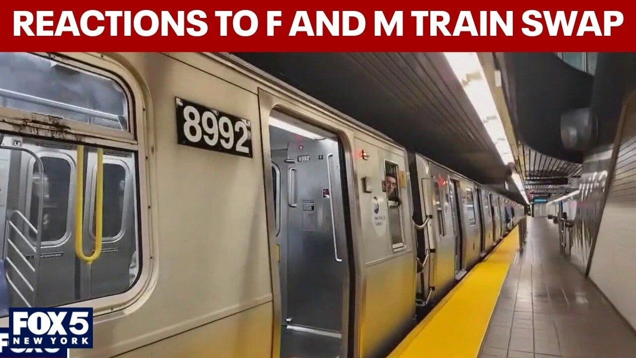 How do New Yorkers feel about the F and M train swap?