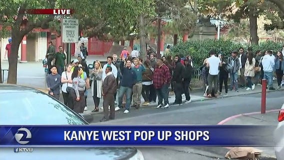 Kanye West pop-up store proves popular in SF Chinatown