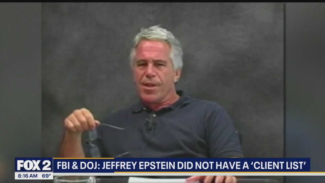 FBI says Jeffrey Epstein didn't have a 'client list'