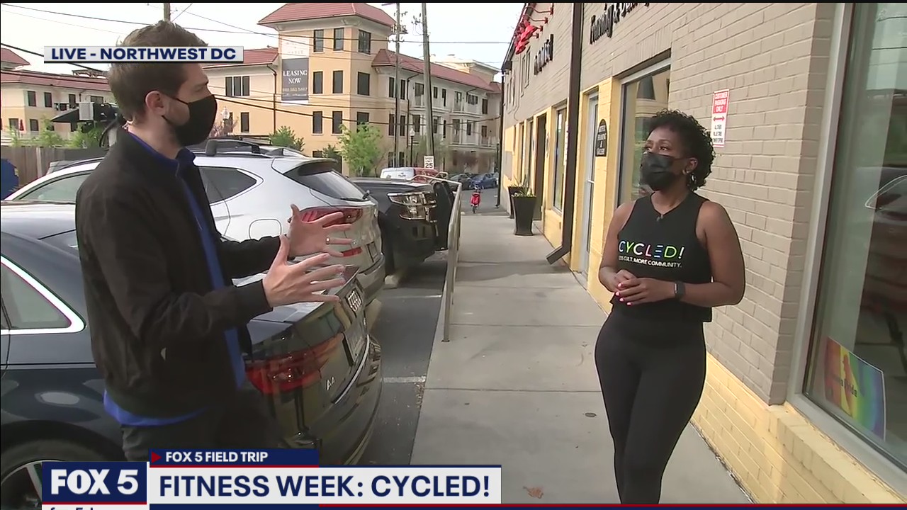 FOX 5 FIELD TRIP: Fitness fun at Cycled!