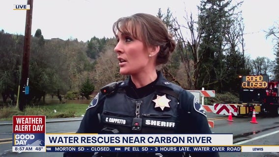 Water rescues near WA's Carbon River