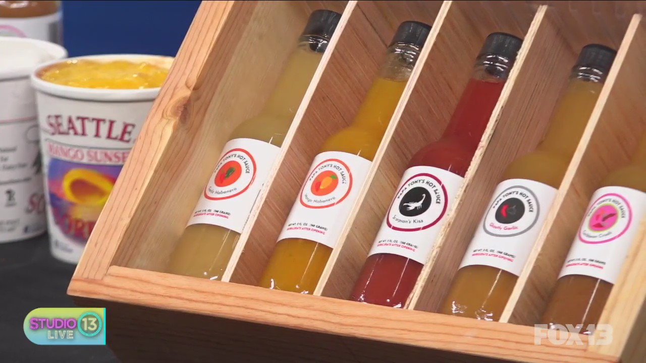 Trying out Papa Tony's Hot Sauce