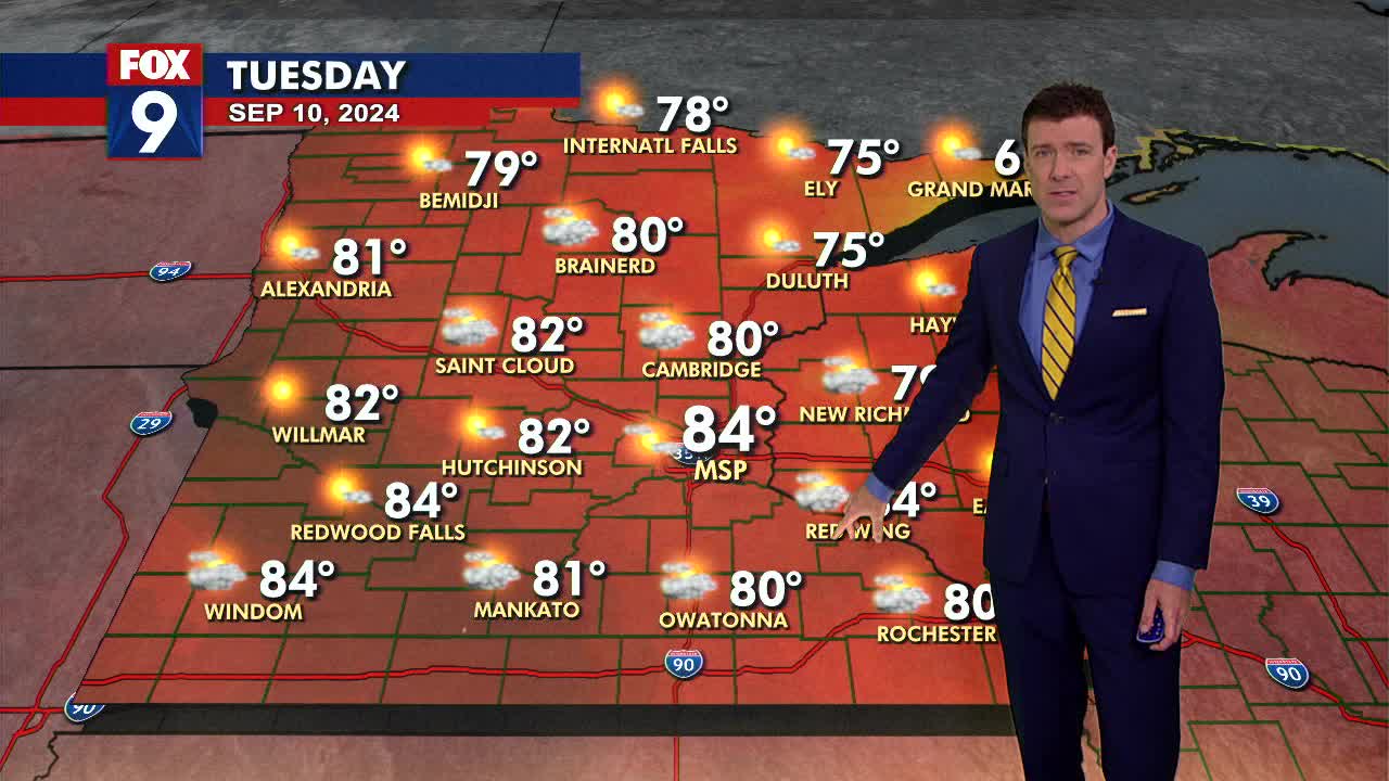 MN weather: Bright summer feel on Monday